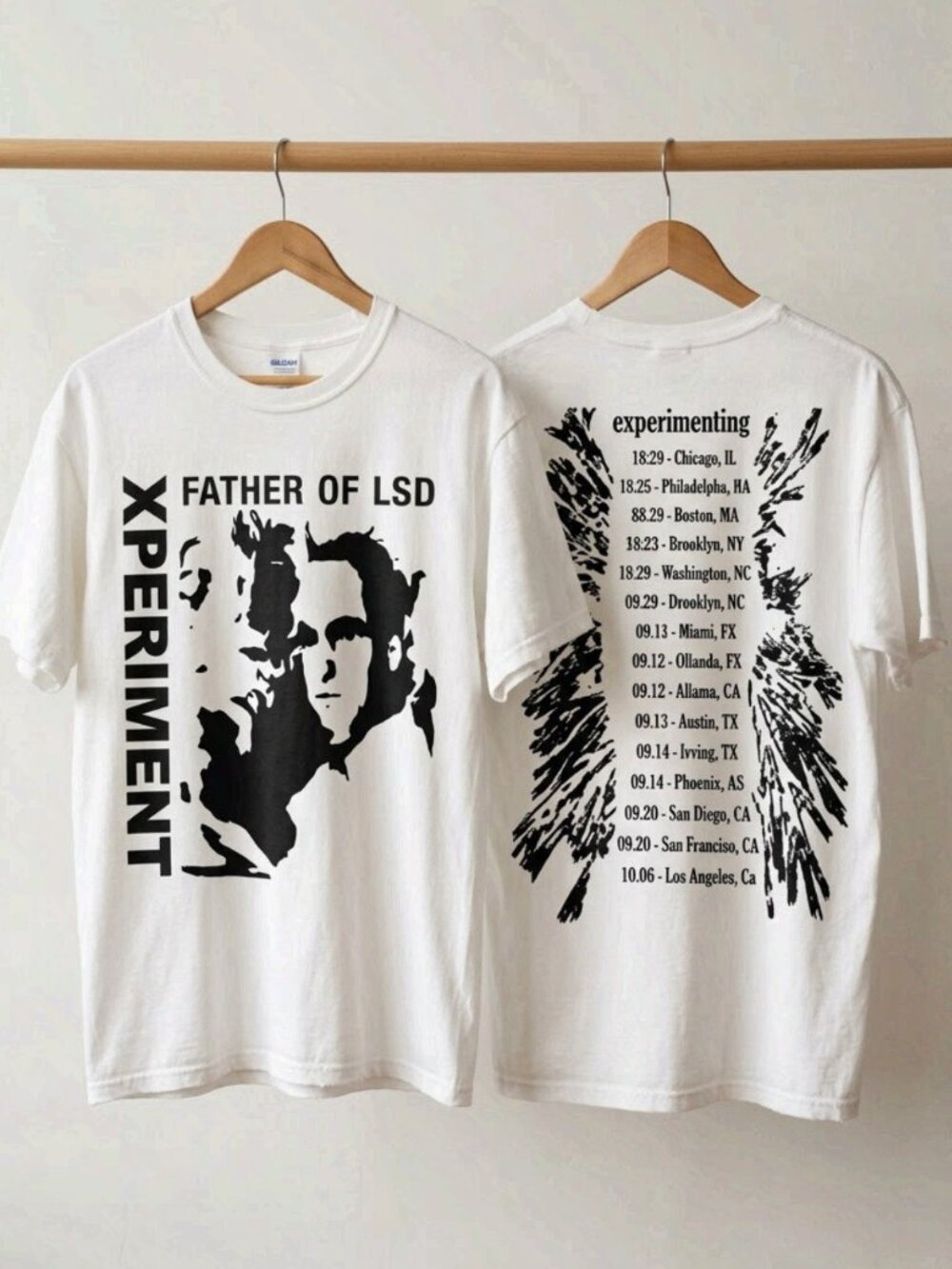 HOT Ken carson xperiment tour merch reprint